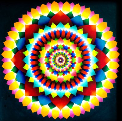 Psychedelic Mandala by Larry Smart